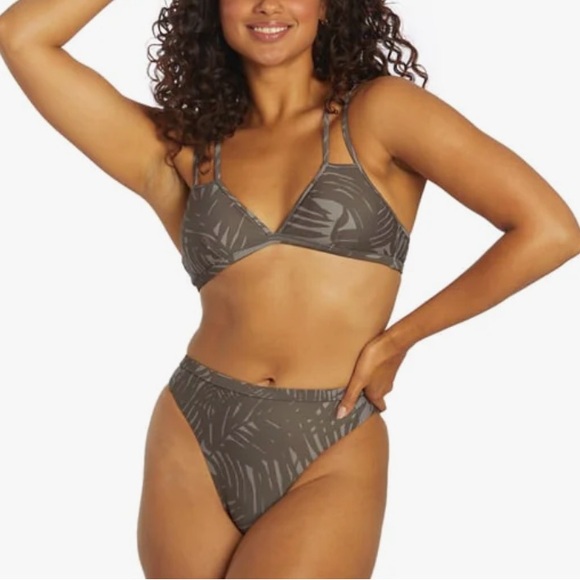 Sporti x Stef Corgel bikini Palm shadow print size M - Picture 1 of 9